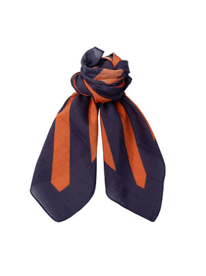 BCASDA Minischal - Navy-Streifen
