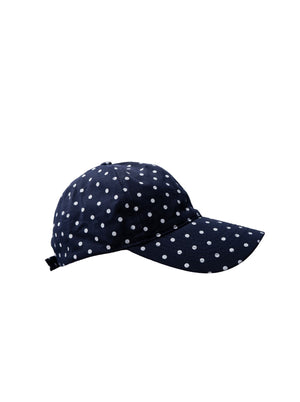 BCLULA gepunktete Kappe – Marineblau