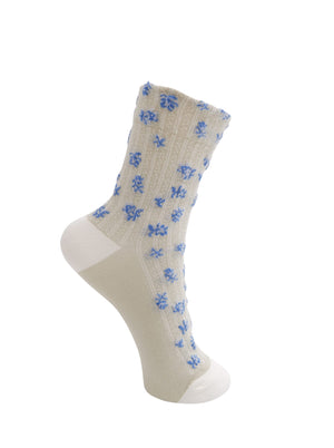 BCCELANDINE Socke - Khaki/Blau