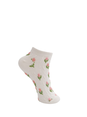 BCPHILOMINE Knöchelsocke - Rosenblüte