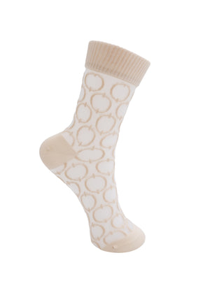 BCNOVA transparente Socken – Nude