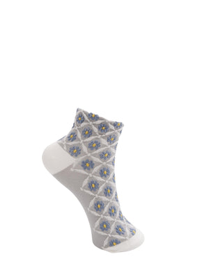 BCLISA Jacquard-Socken - Blau