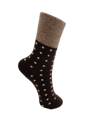 BCALISTA Wollsocke - Kaffee