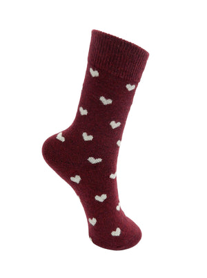 BCFALULA Wollsocken - Wine