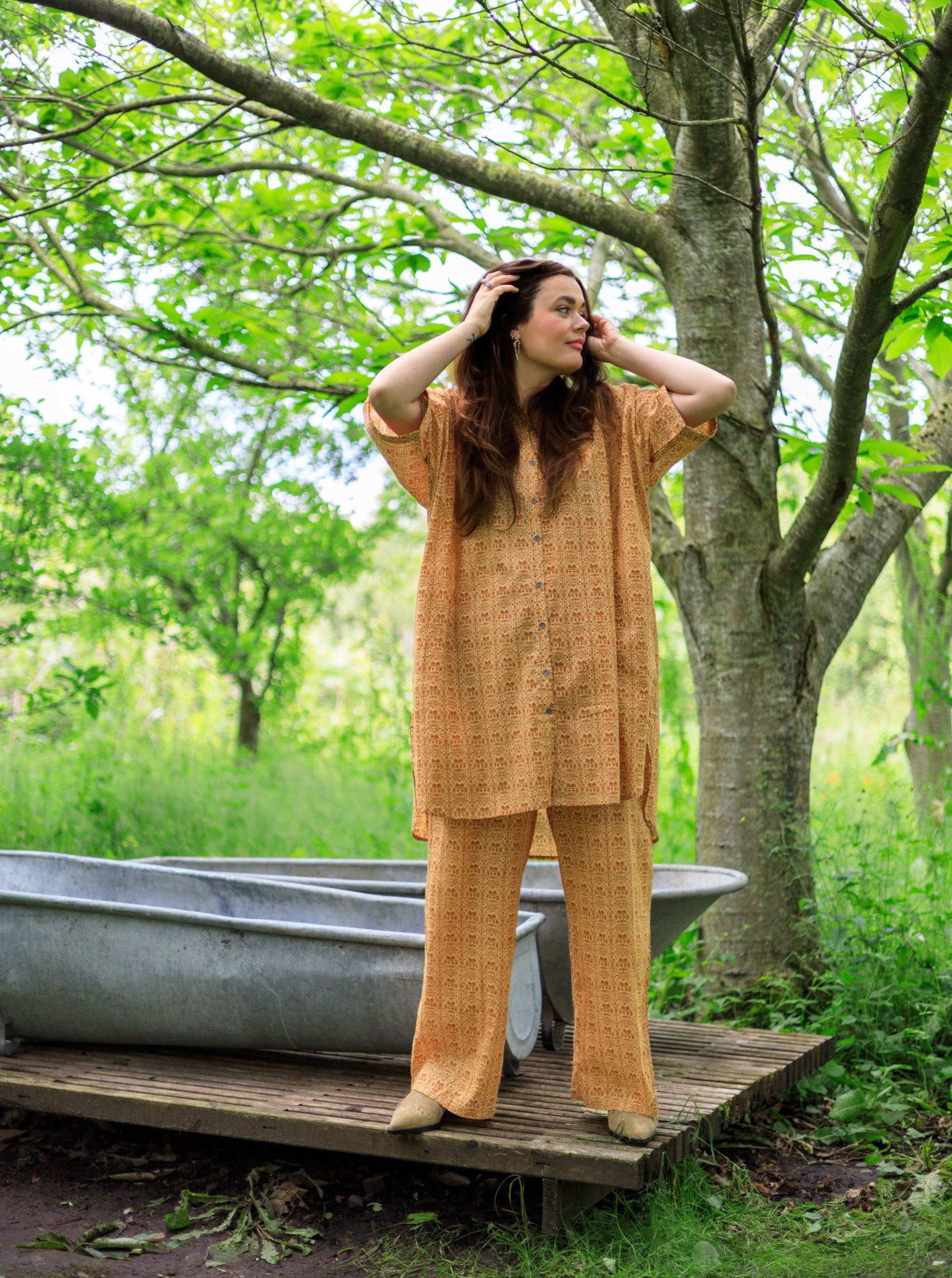 BCMIRA straight pant - Golden Spice - Black Colour