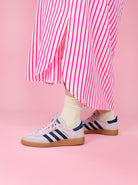 BCMARISSA sock - Light Yellow - Black Colour
