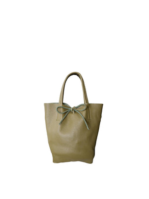 BCCHRISTY Mini-Ledertasche – Olivgrün