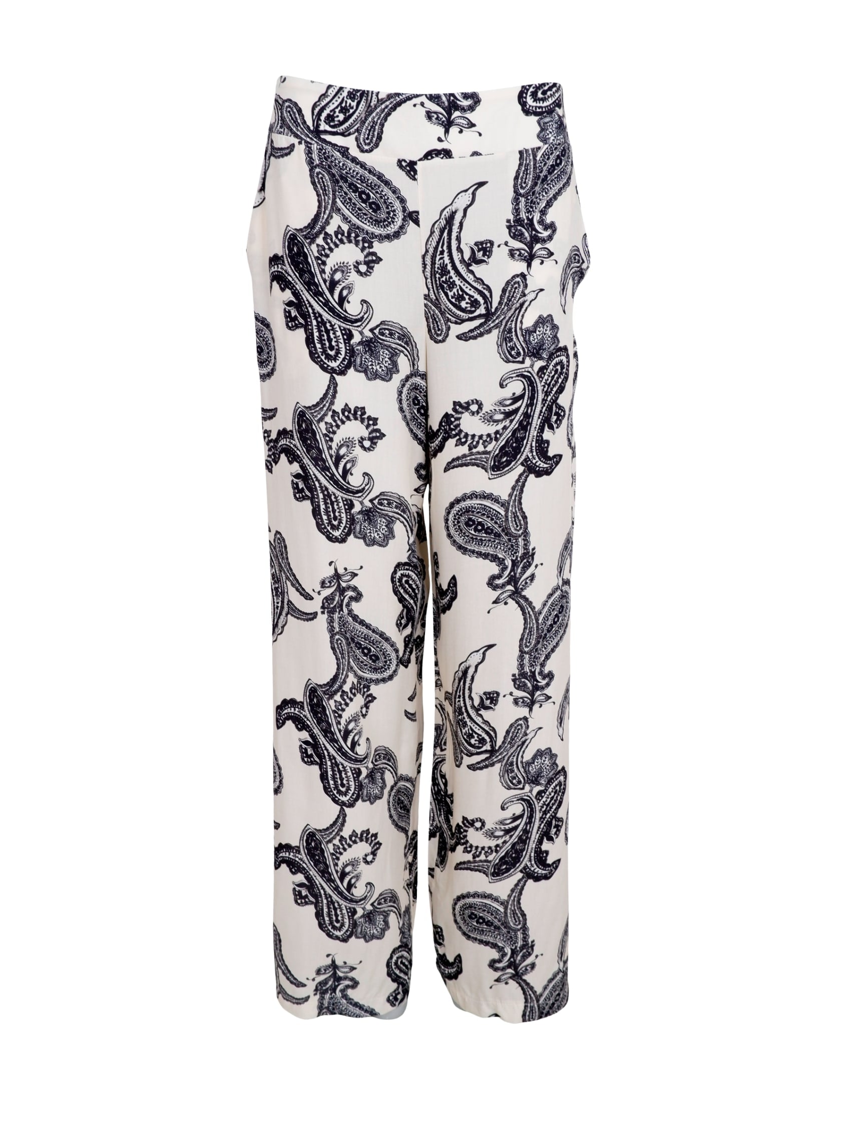 BCKAYLA pant - Off White - Black Colour