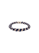 BCKALLY gold coloured bead elastic - Navy Gold Coloured - Black Colour
