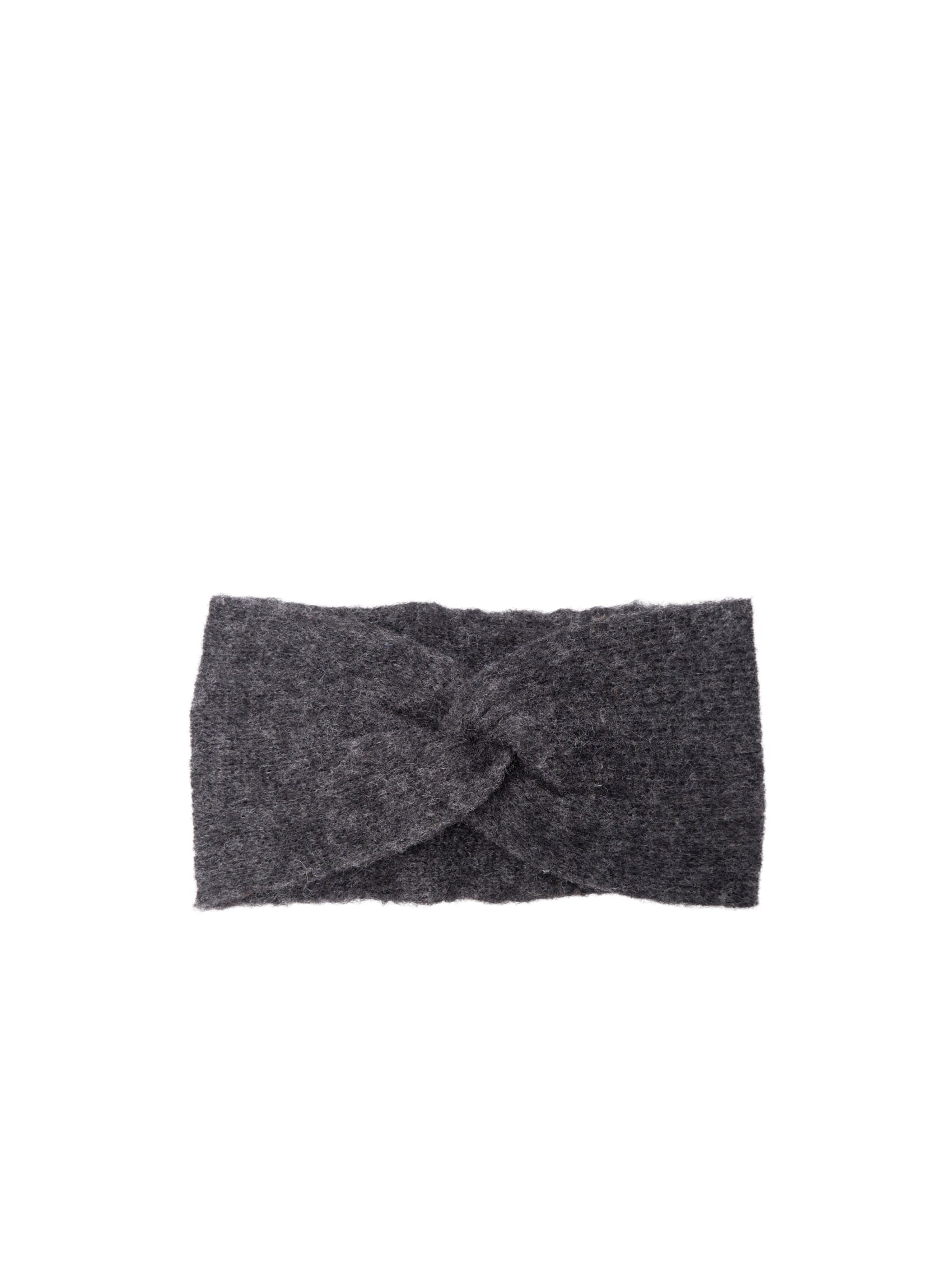 BCDELL headband - Dk. Grey Melange - Black Colour