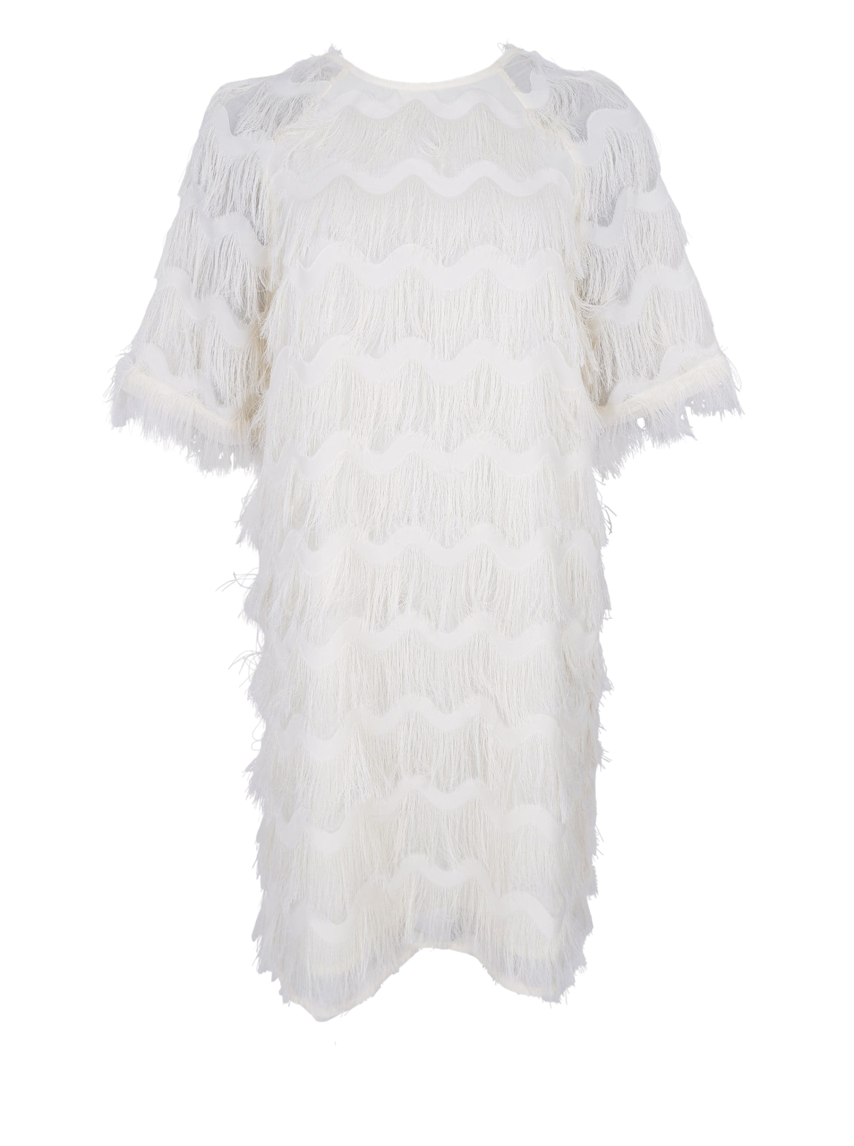 BCGATSBY dress - Off White - Black Colour