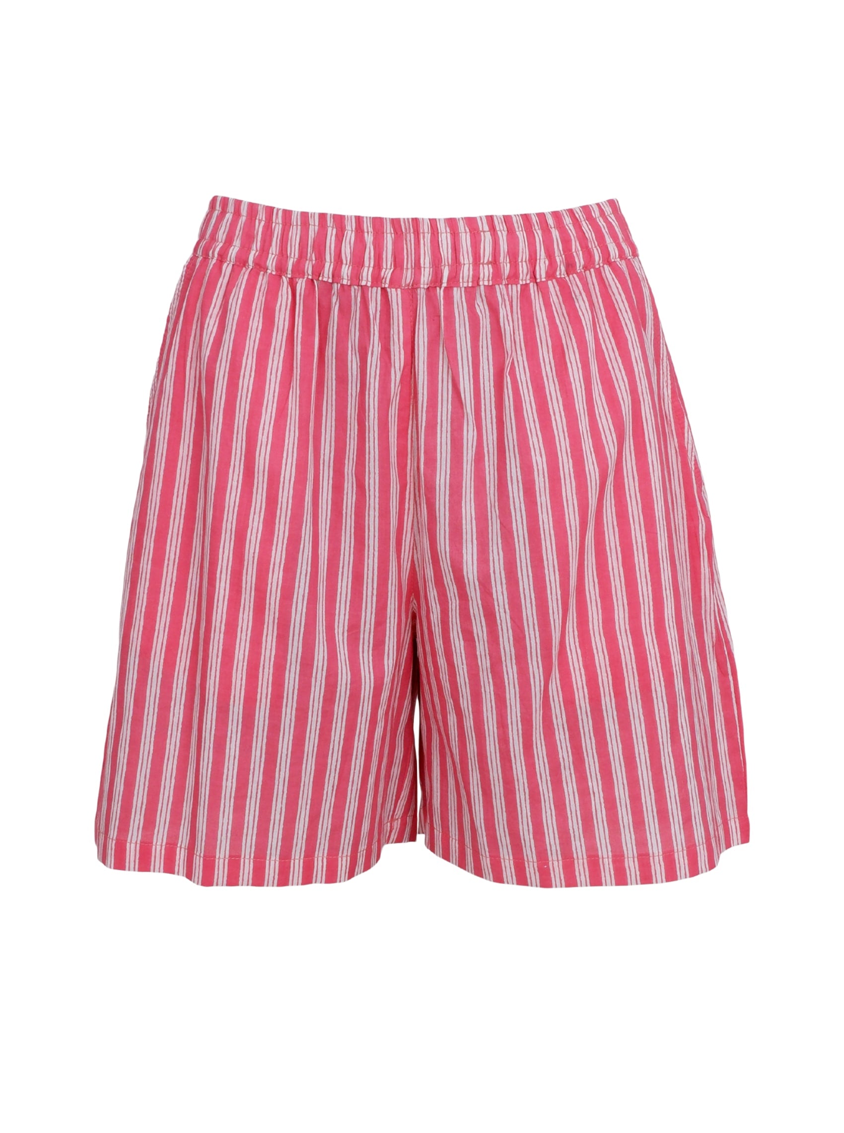BCFLORA shorts - Pink Stripe - Black Colour