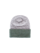 BCGINGER colour block hat - Lt. Grey - Black Colour