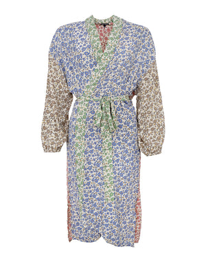 BCLUNA long kimono - Daisy Mix - Black Colour