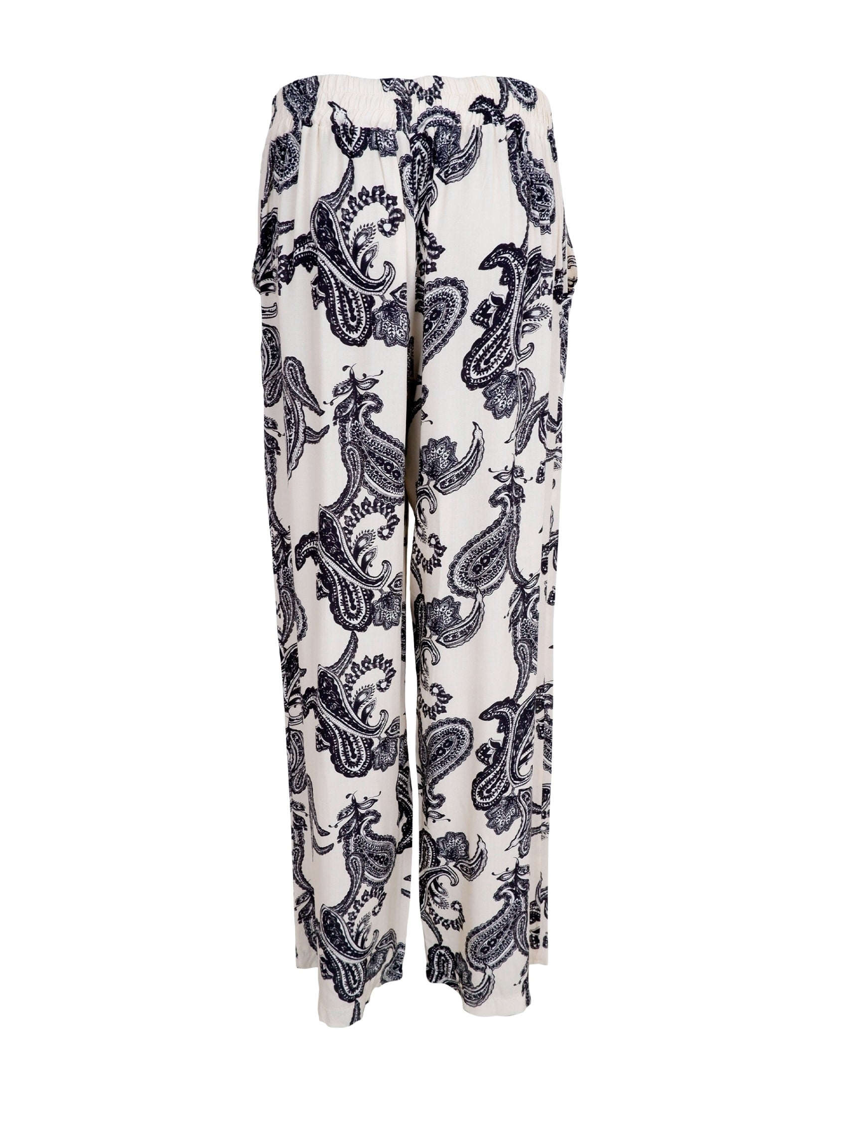 BCKAYLA pant - Off White - Black Colour